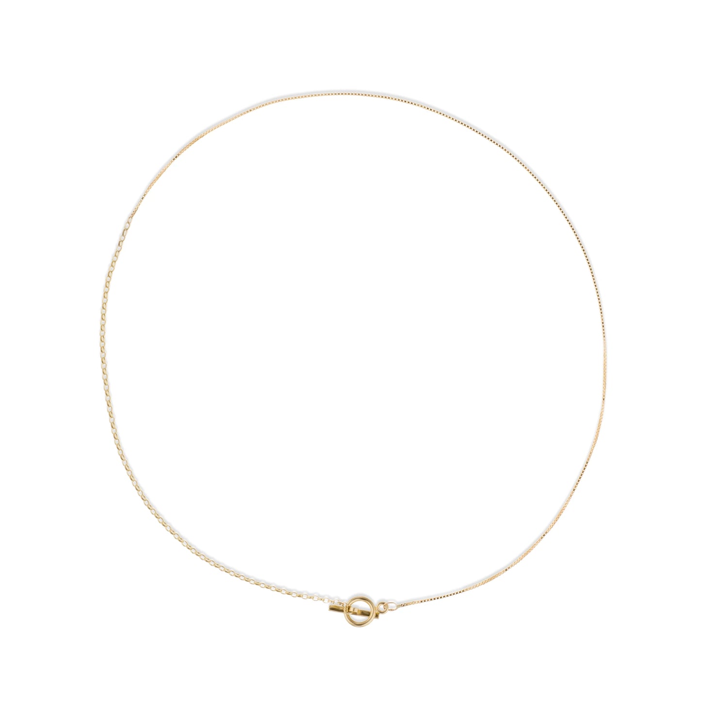 Duo Venetian Necklace - 9kt Gold