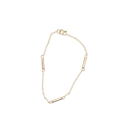 Petite Barre Bracelet - 9kt Gold