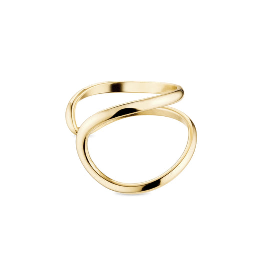 Wave Ring - 9kt Gold