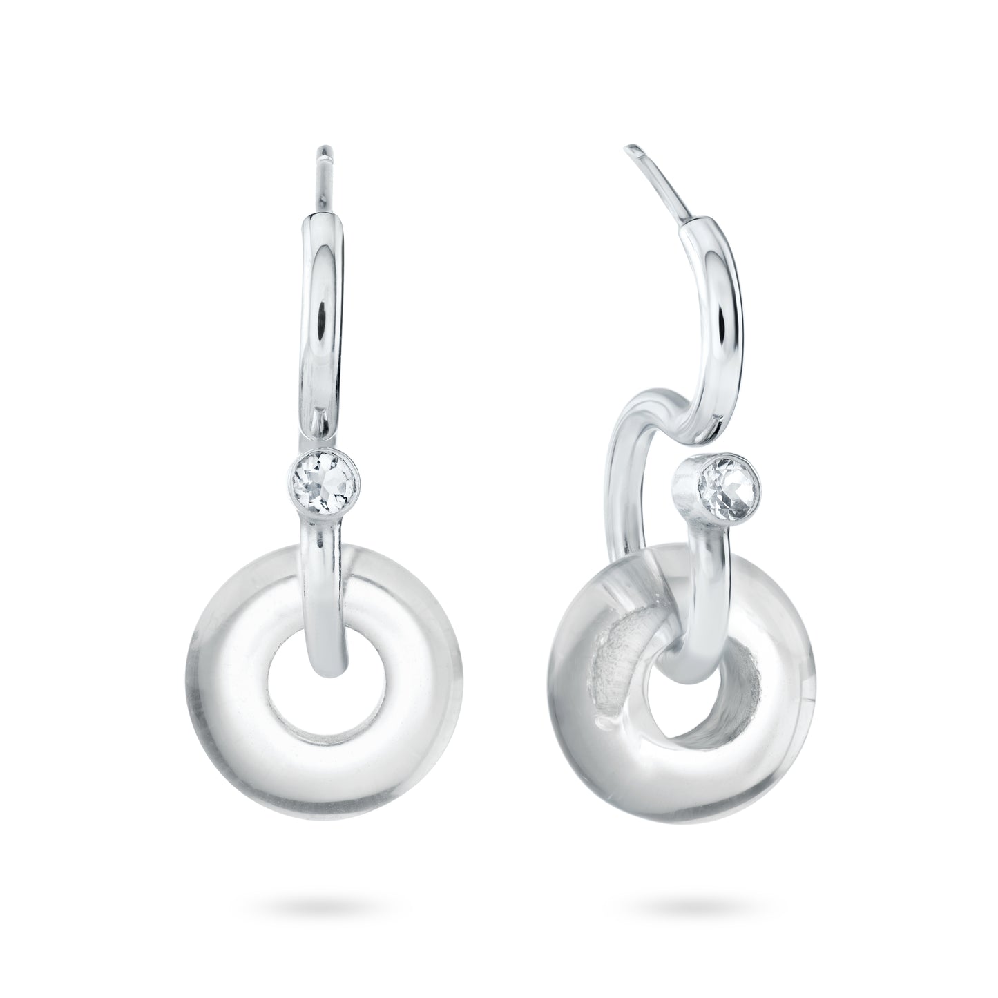 Signature Poise Quartz Sterling Silver Earrings
