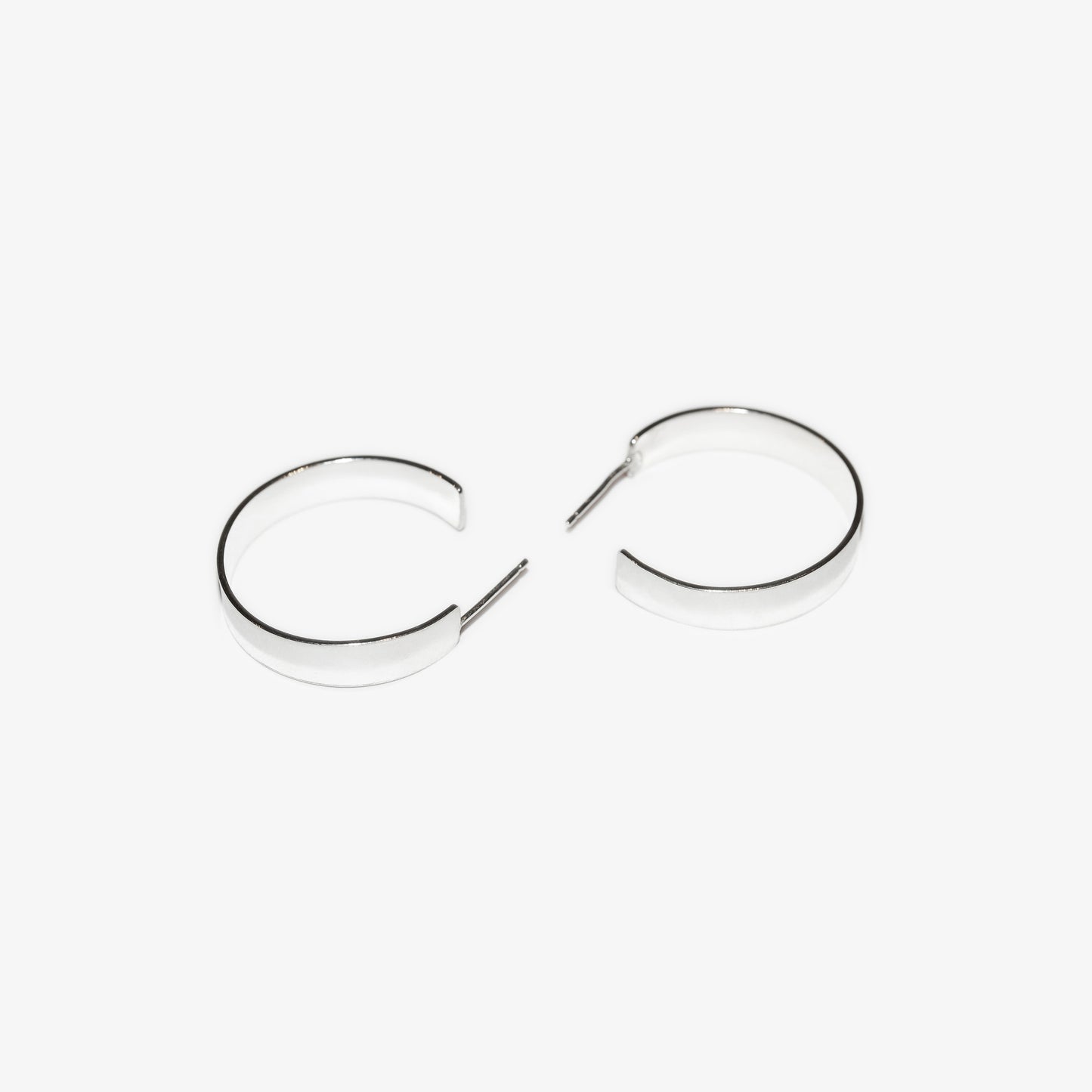 XL Cuff Hoops - Sterling Silver