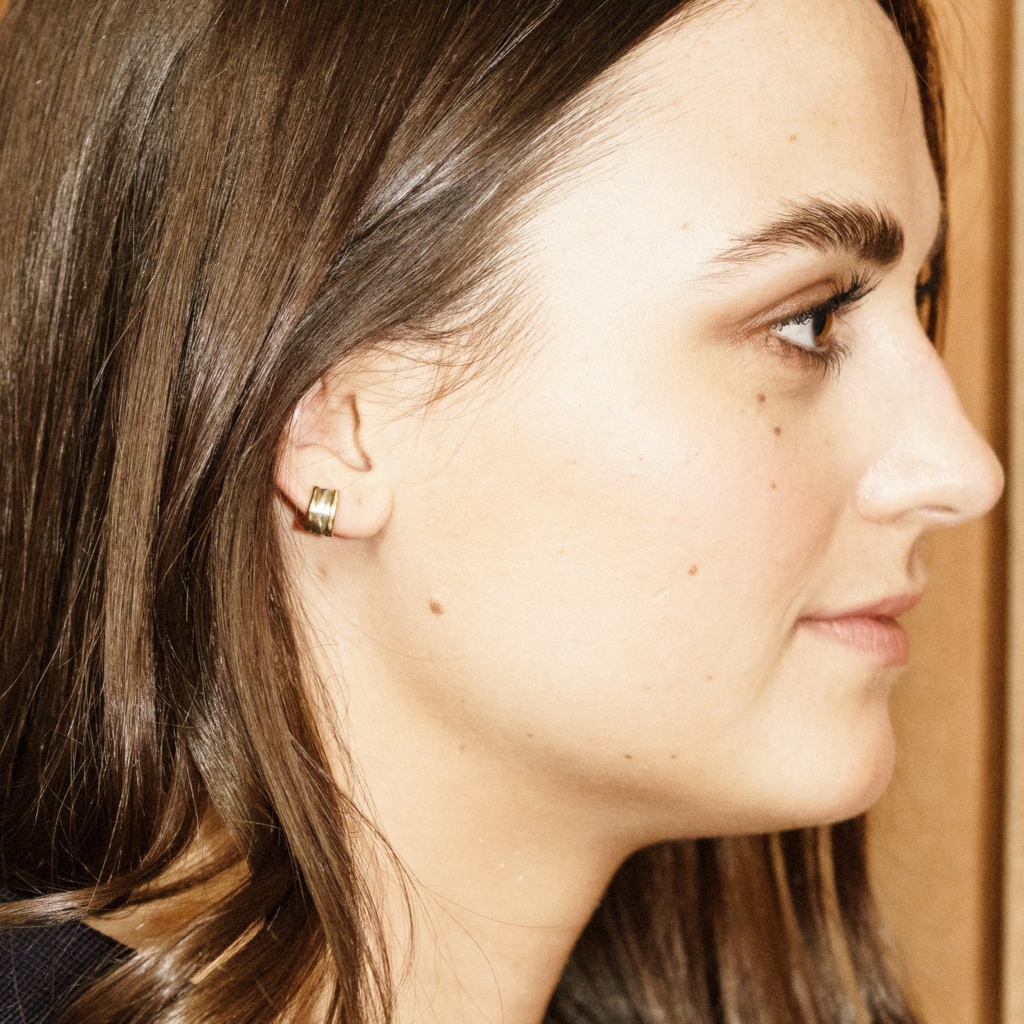 Trio Cuff Earring - 9kt Gold & Sterling Silver