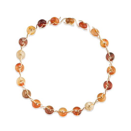 Agate Poise Collar Necklace