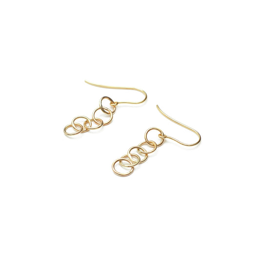 Cascade Earrings - 9kt Gold