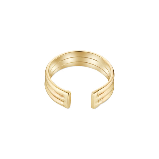 Column Ring - 9kt Gold