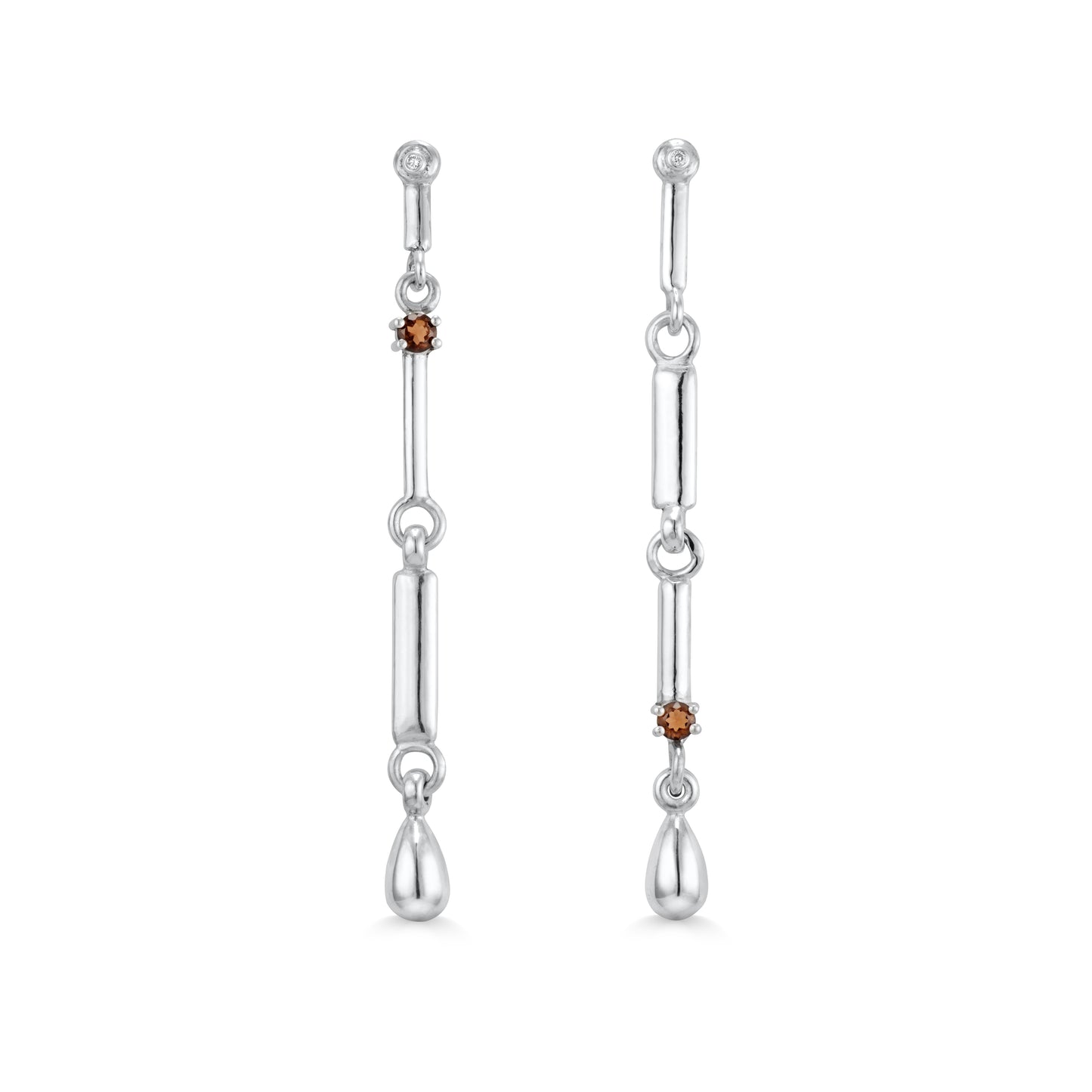 Silver Barre Earrings