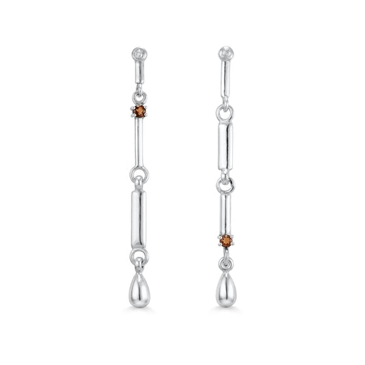 Silver Barre Earrings