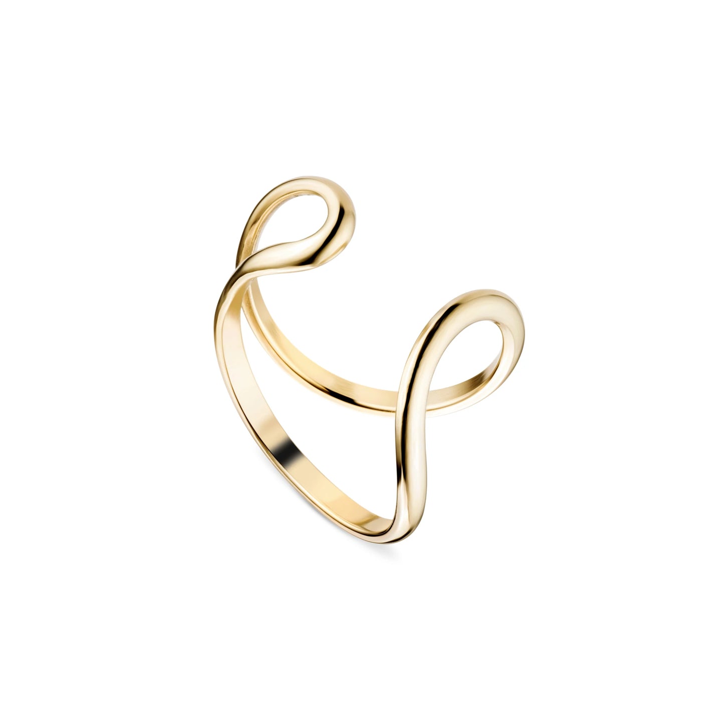 Wave Ring - 9kt Gold